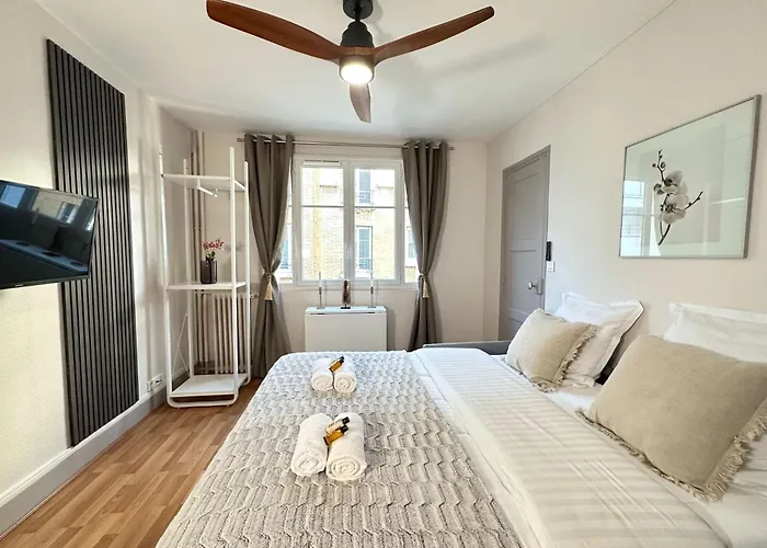 1566 - Beautiful Studio Near Parc Des Expositions アパート *